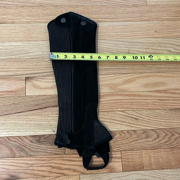 Black Riding Half Chaps - Picture 7 of 8